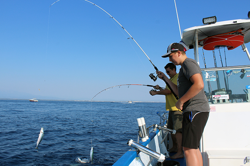La pêche au Sabiki est très ludique et peut être pratiquée à tous âges !